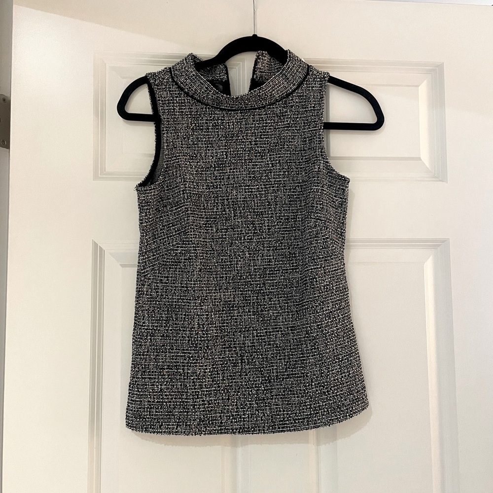 High neck sleeveless for office!